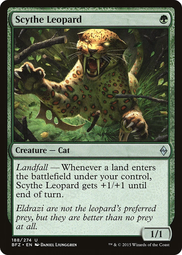 Scythe Leopard · Battle for Zendikar