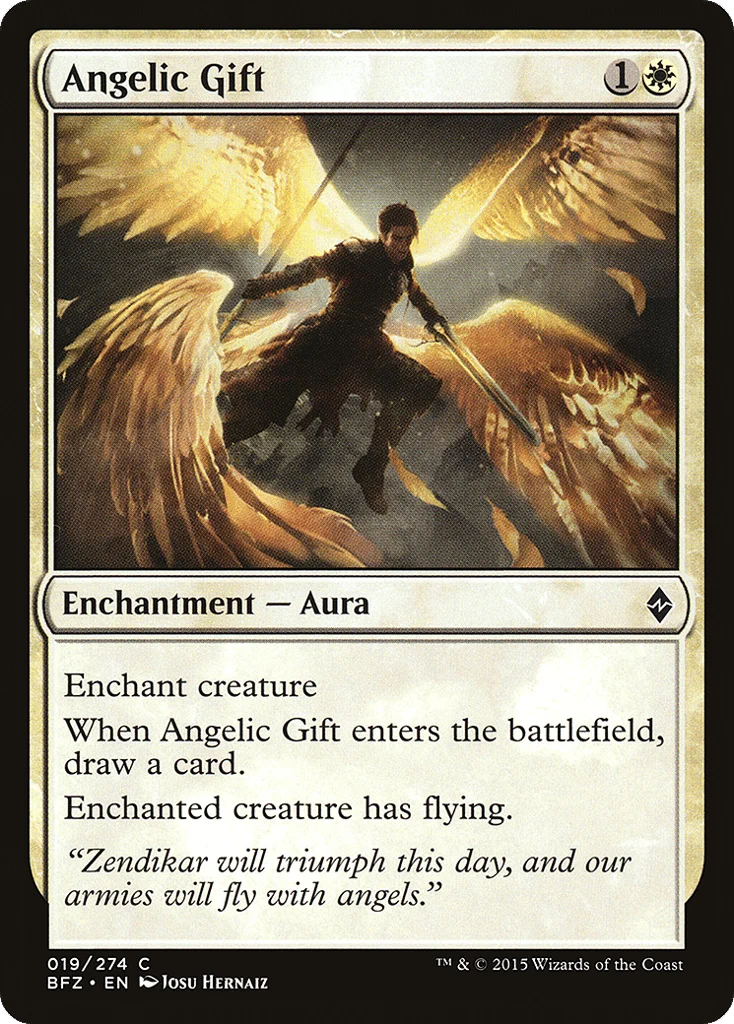 Angelic Gift · Battle for Zendikar