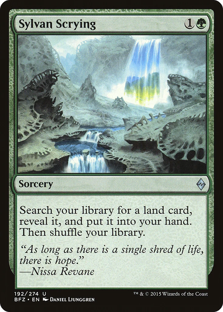 Sylvan Scrying · Battle for Zendikar