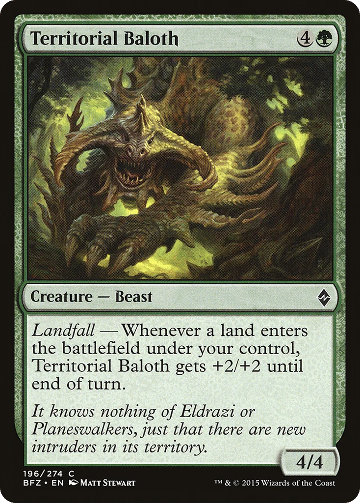 Territorial Baloth · Battle for Zendikar