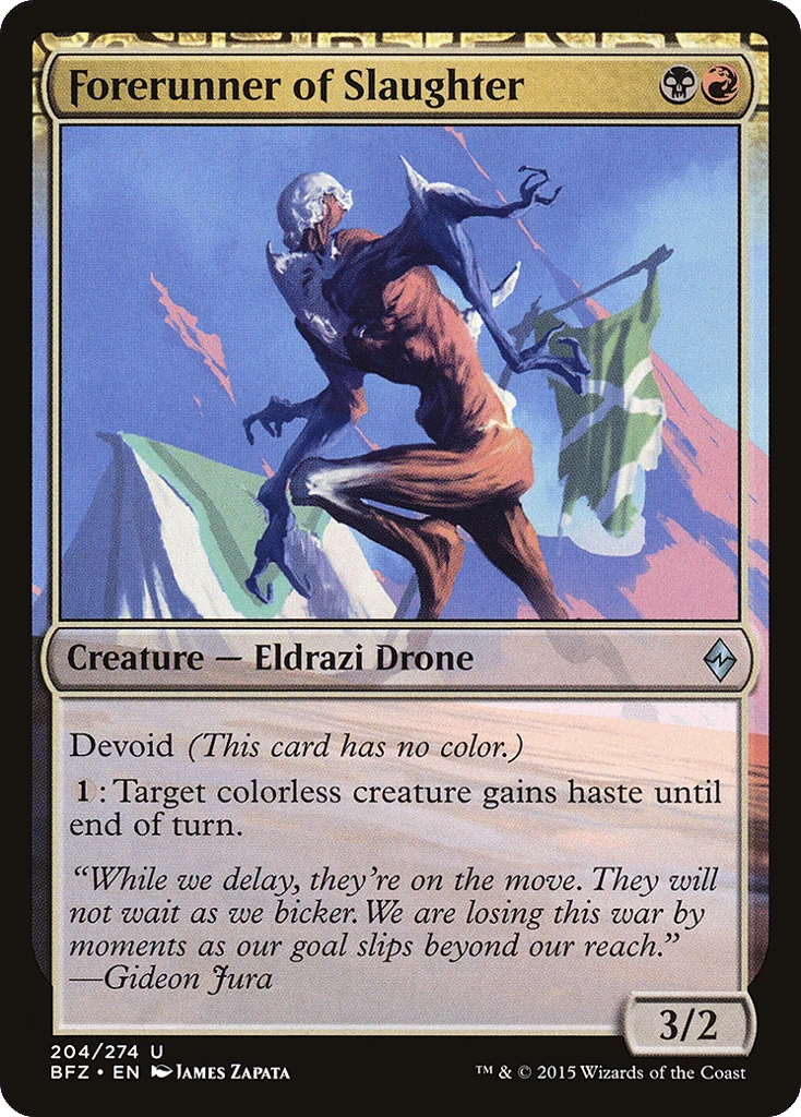Forerunner of Slaughter · Battle for Zendikar