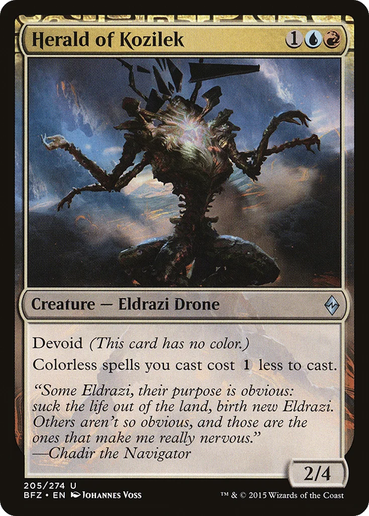 Herald of Kozilek · Battle for Zendikar