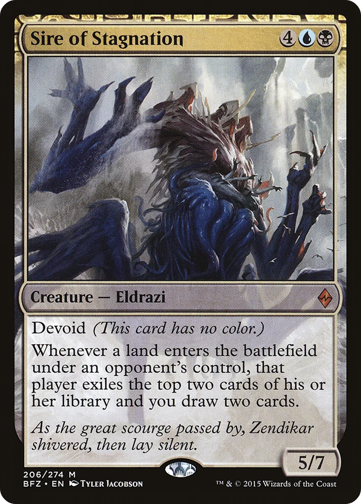 Sire of Stagnation · Battle for Zendikar