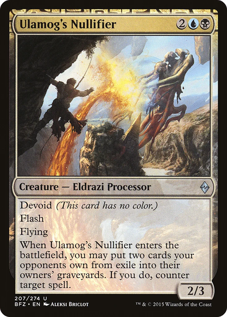 Ulamog's Nullifier · Battle for Zendikar