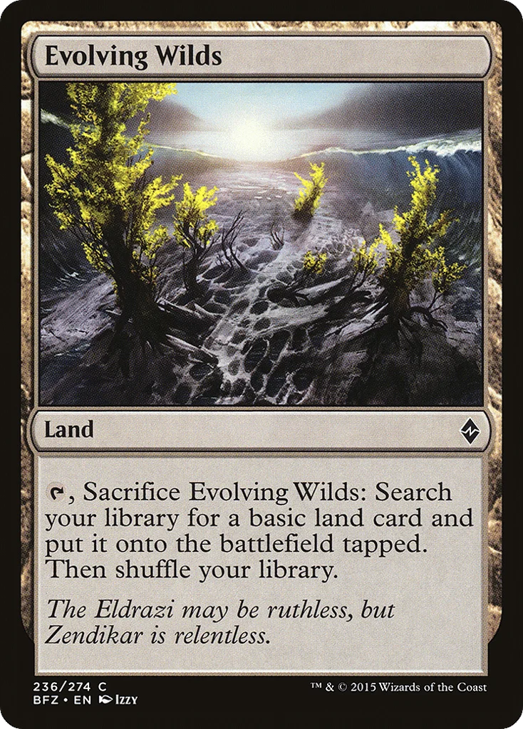 Evolving Wilds · Battle for Zendikar
