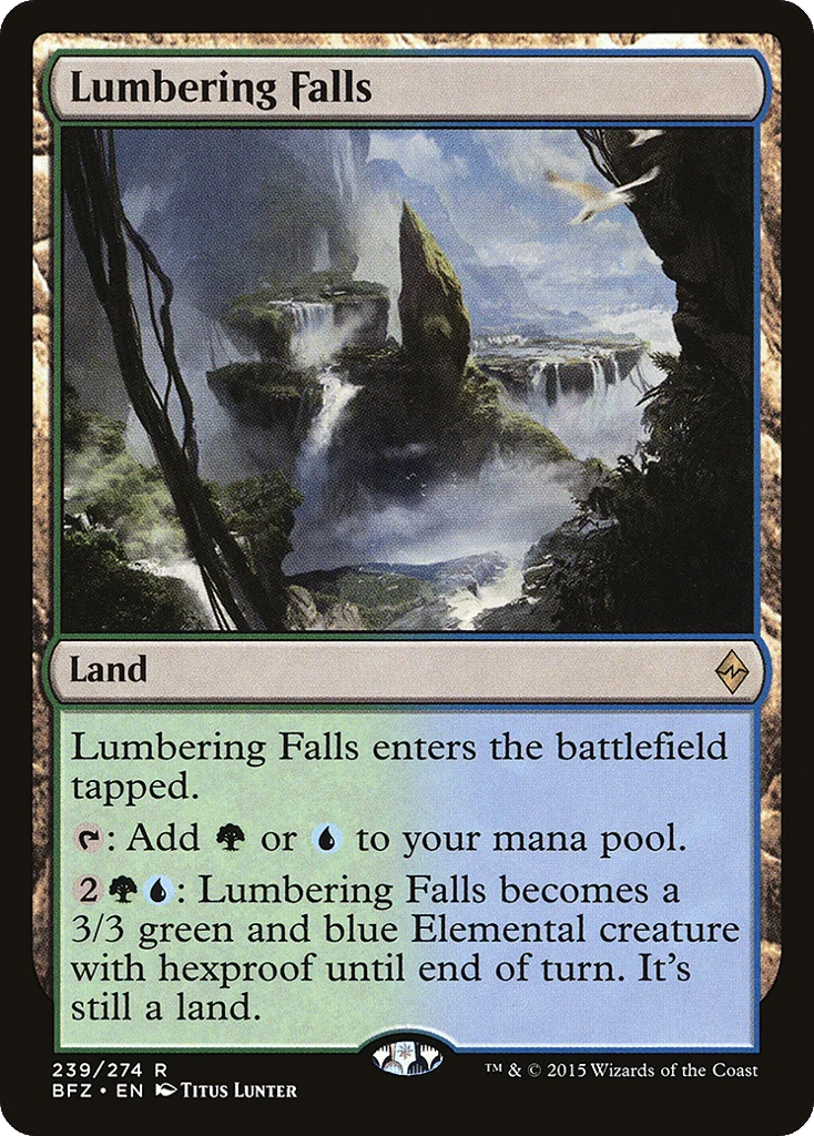 Lumbering Falls · Battle for Zendikar