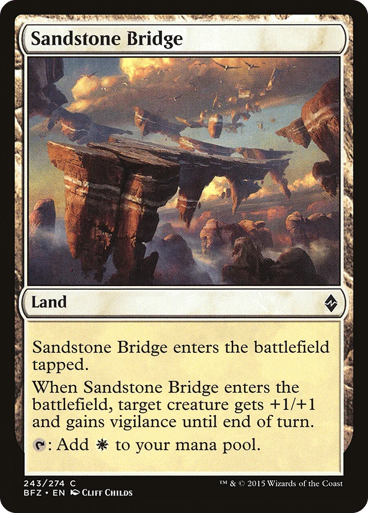 Sandstone Bridge · Battle for Zendikar