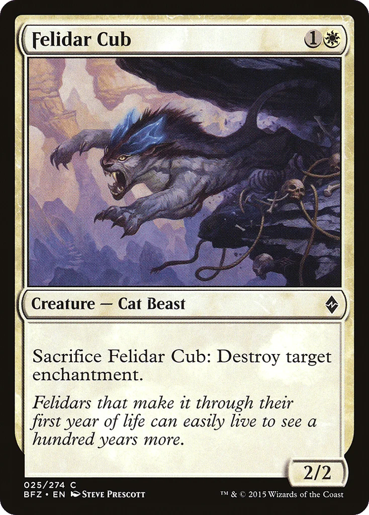 Felidar Cub · Battle for Zendikar