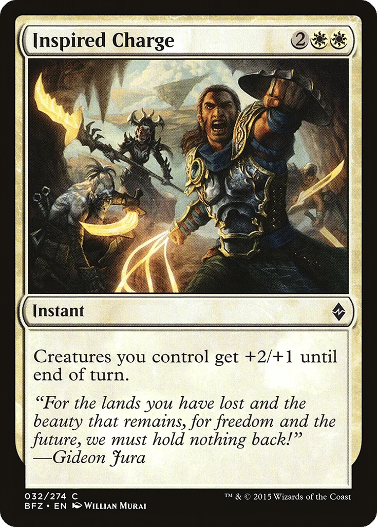 Inspired Charge · Battle for Zendikar