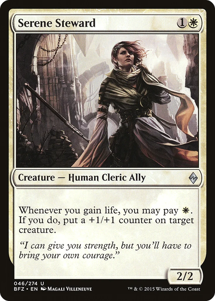 Serene Steward · Battle for Zendikar