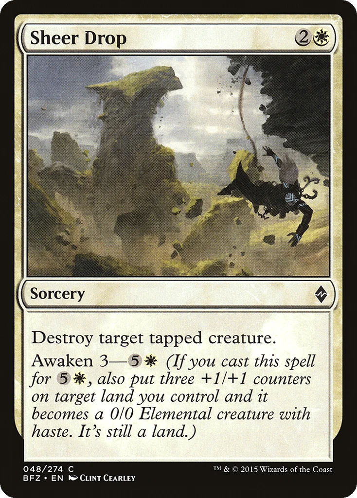 Sheer Drop · Battle for Zendikar