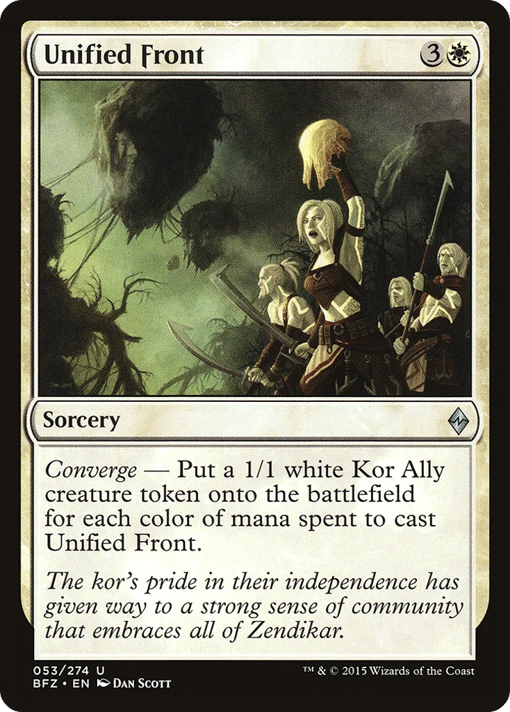Unified Front · Battle for Zendikar