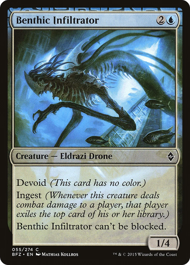 Benthic Infiltrator · Battle for Zendikar