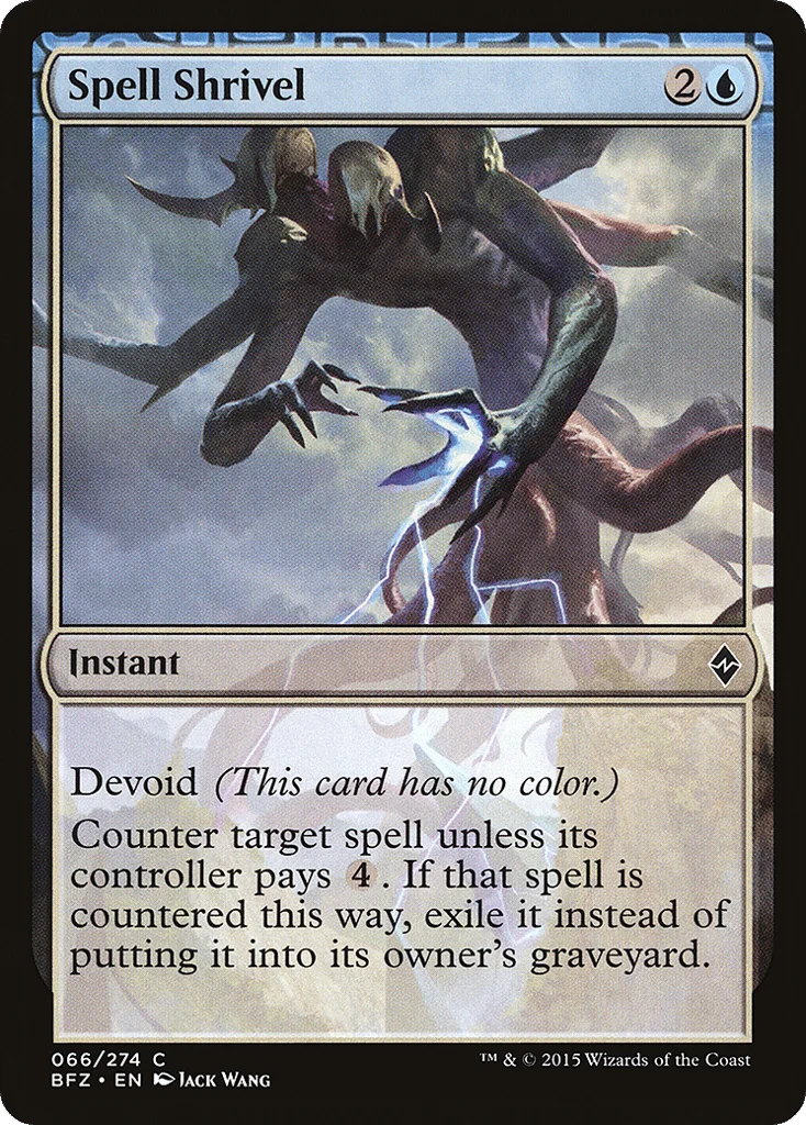 Spell Shrivel · Battle for Zendikar