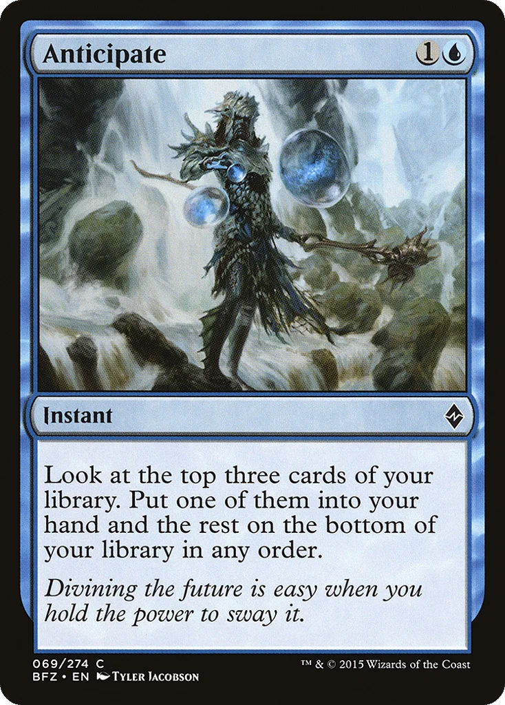 Anticipate · Battle for Zendikar