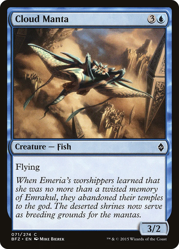 Cloud Manta · Battle for Zendikar