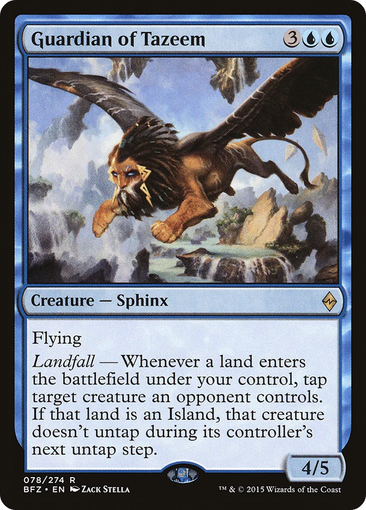 Guardian of Tazeem · Battle for Zendikar