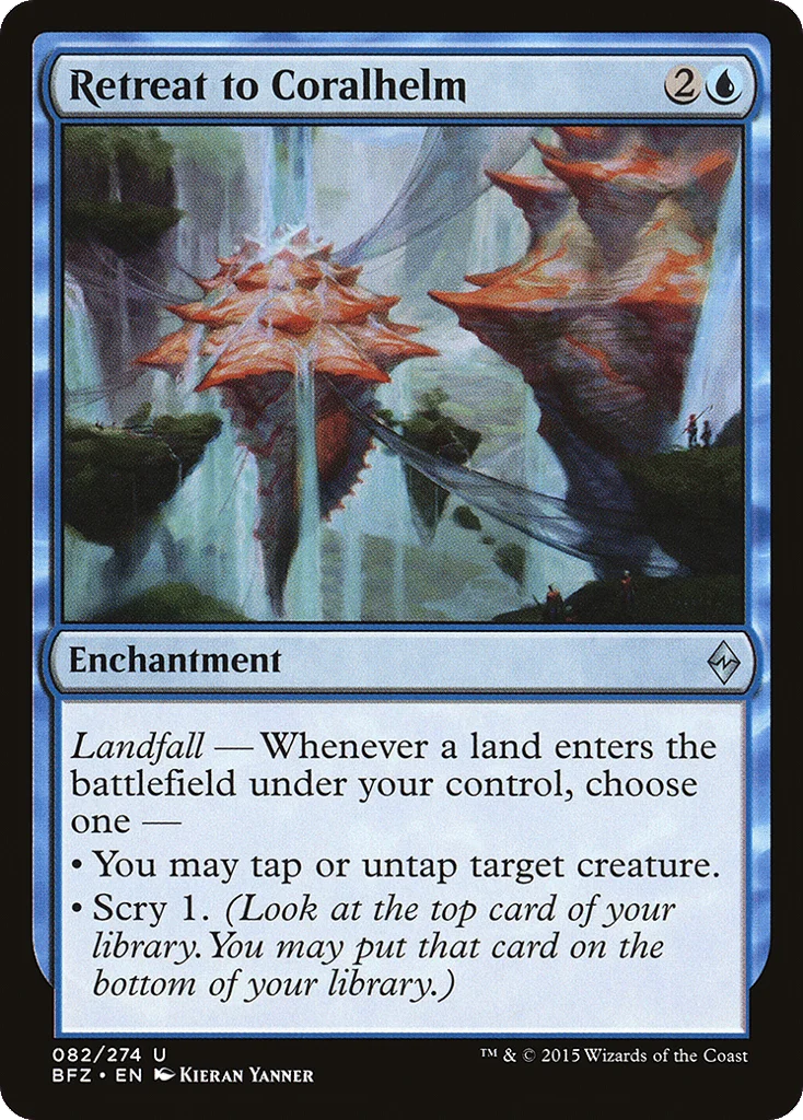 Retreat to Coralhelm · Battle for Zendikar