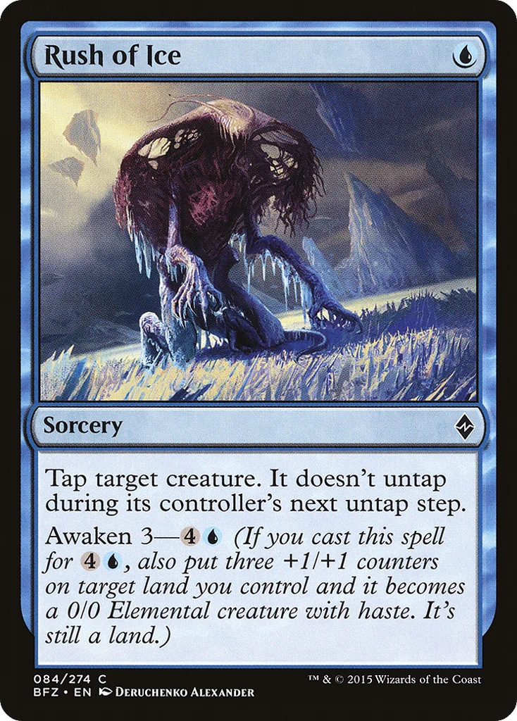 Rush of Ice · Battle for Zendikar