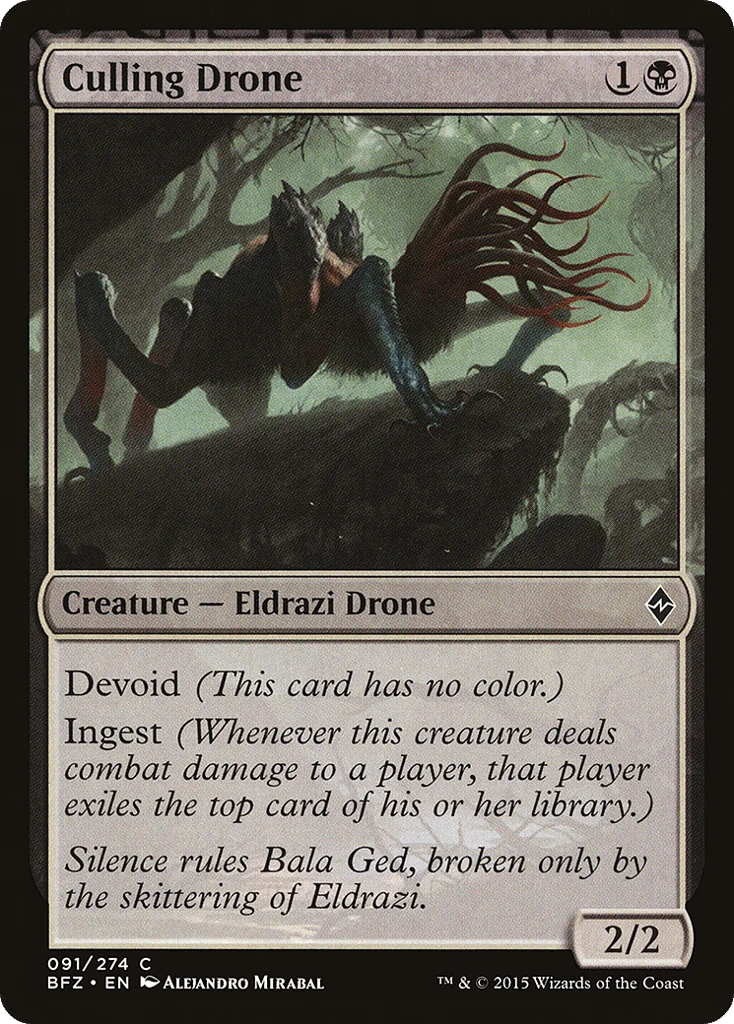 Culling Drone · Battle for Zendikar