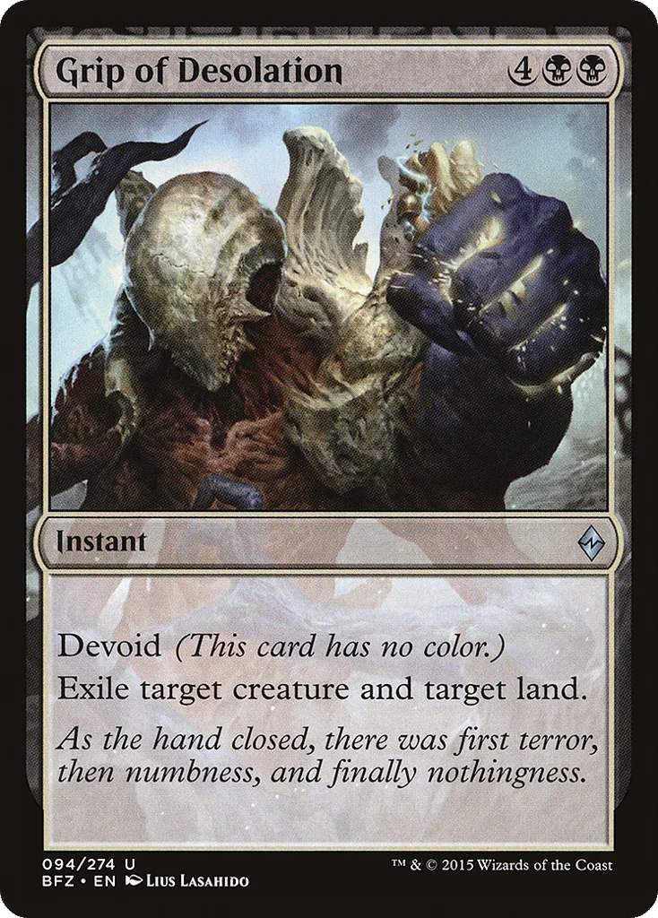 Grip of Desolation · Battle for Zendikar