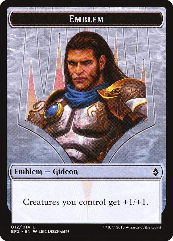 Gideon, Ally of Zendikar Emblem · Battle for Zendikar