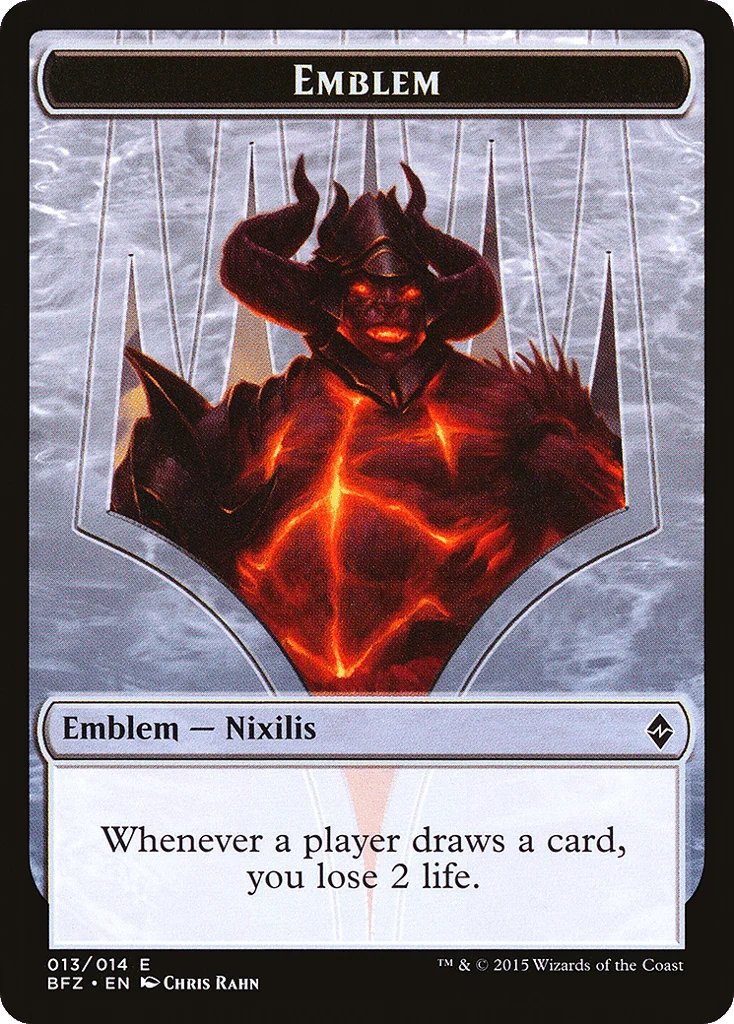 Ob Nixilis Reignited Emblem · Battle for Zendikar