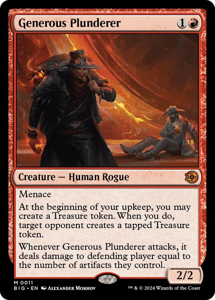 Generous Plunderer · The Big Score