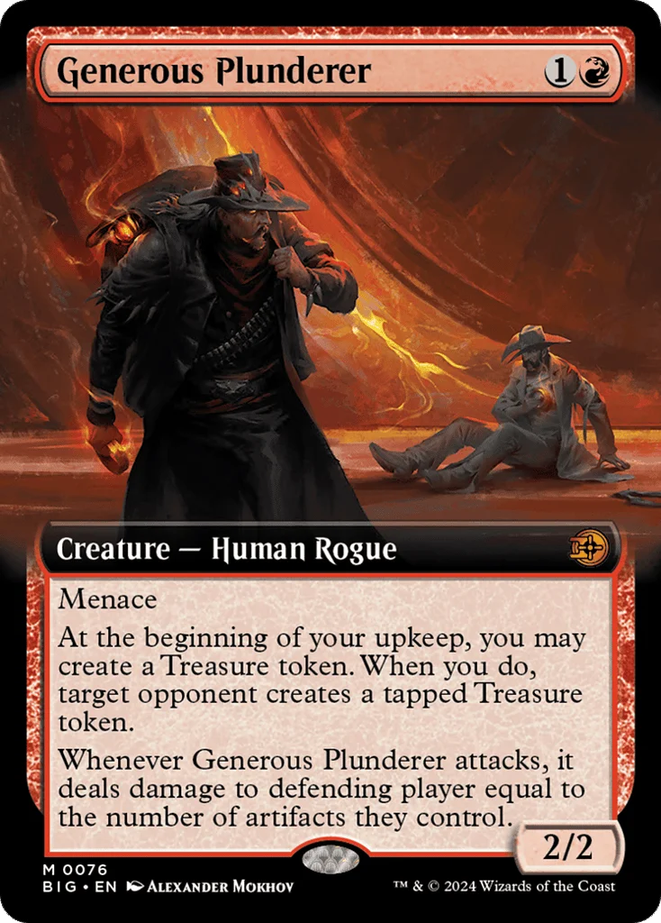 Generous Plunderer · The Big Score