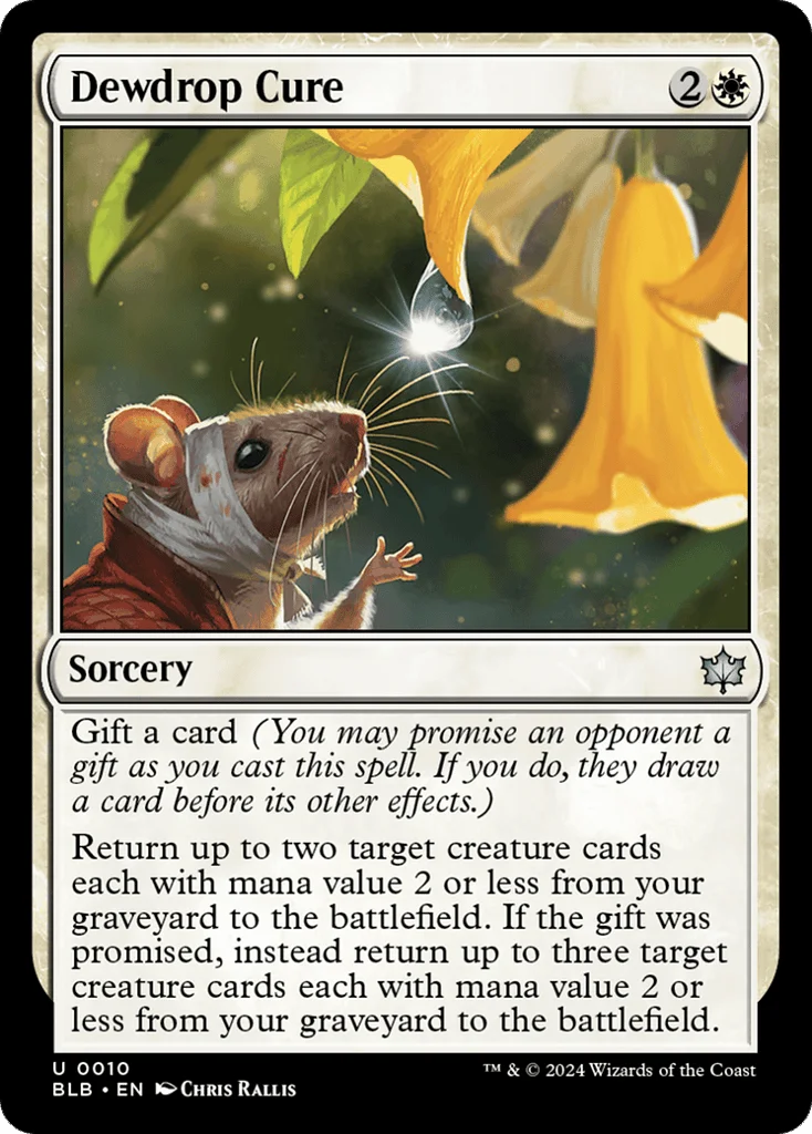 Dewdrop Cure · Bloomburrow