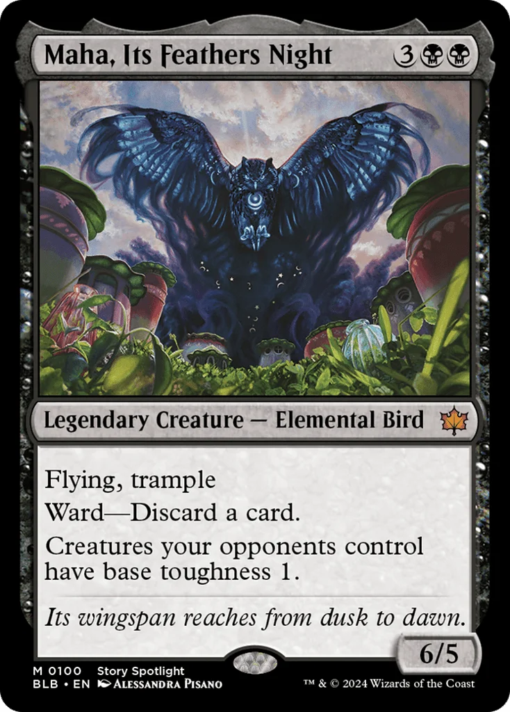 Maha, Its Feathers Night · Bloomburrow