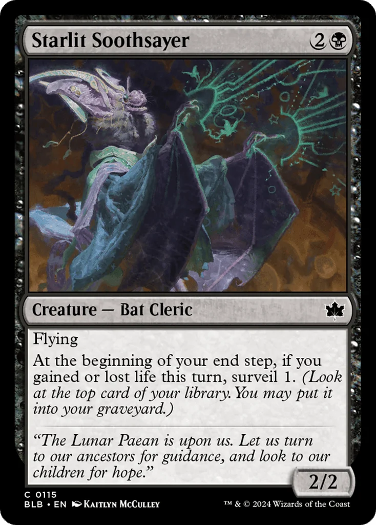 Starlit Soothsayer · Bloomburrow