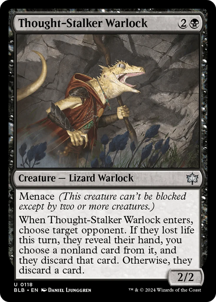 Thought-Stalker Warlock · Bloomburrow