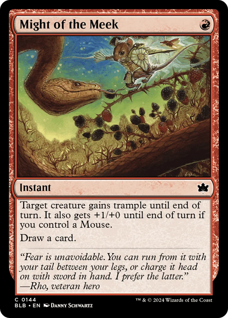 Might of the Meek · Bloomburrow