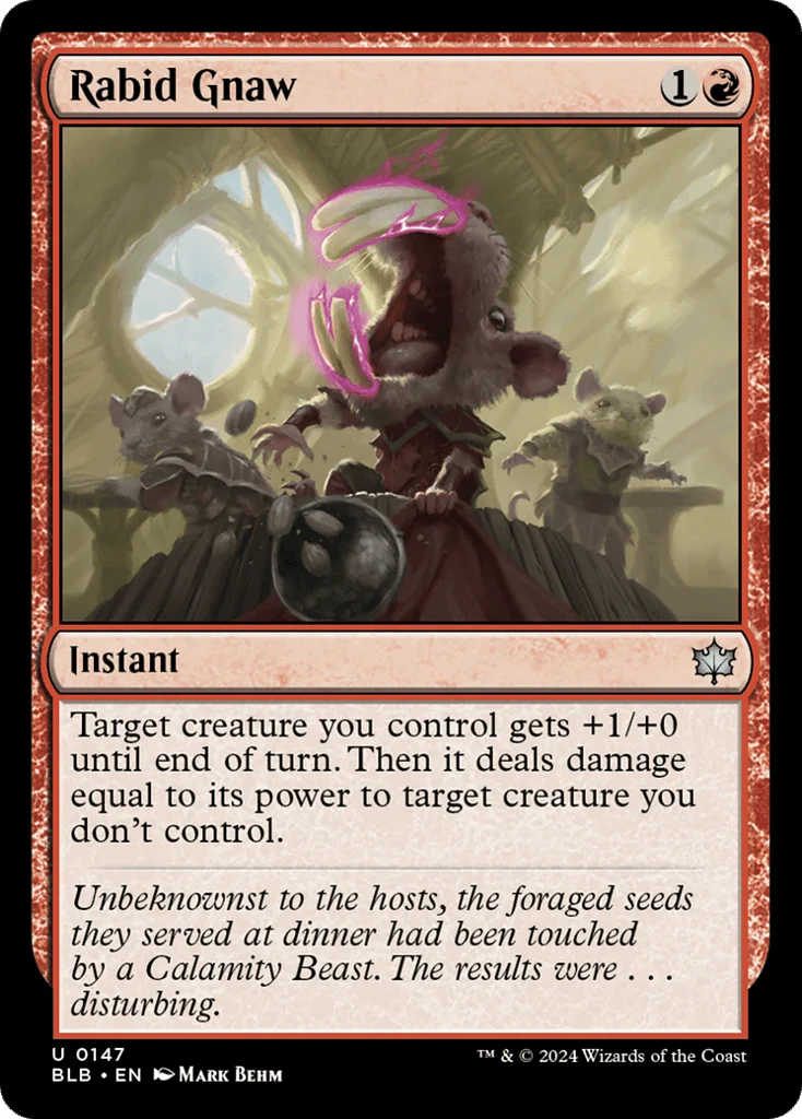 Rabid Gnaw · Bloomburrow