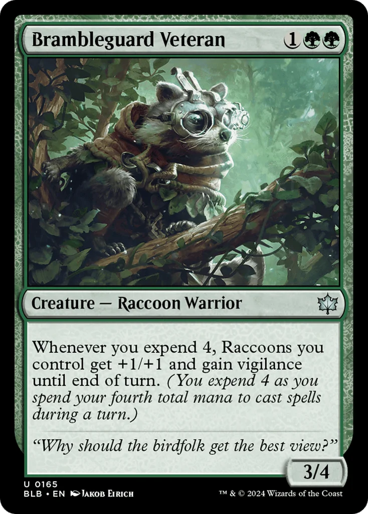 Brambleguard Veteran · Bloomburrow