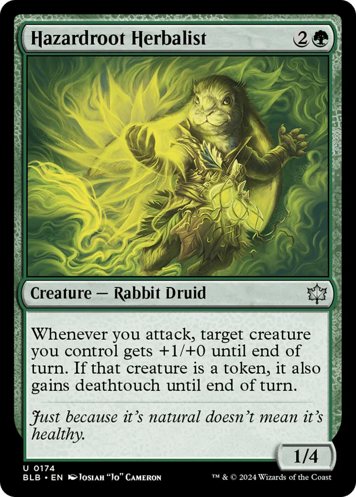Hazardroot Herbalist · Bloomburrow