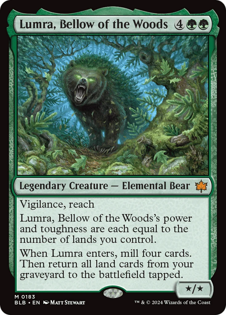 Lumra, Bellow of the Woods · Bloomburrow