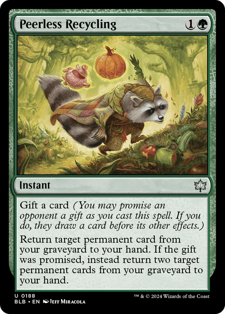 Peerless Recycling · Bloomburrow