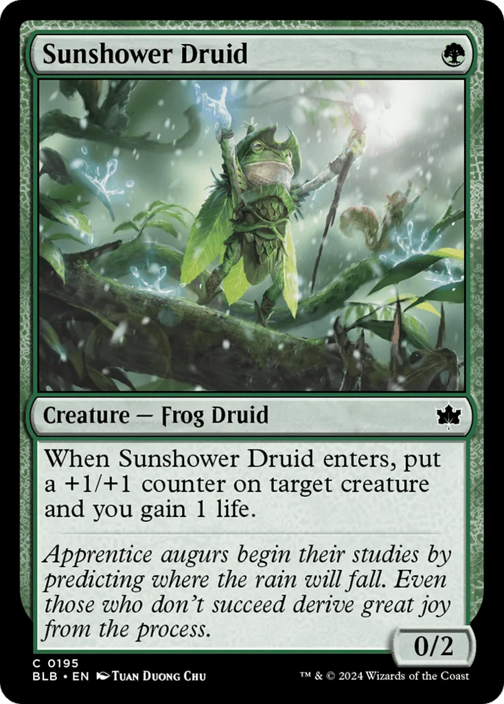 Sunshower Druid · Bloomburrow