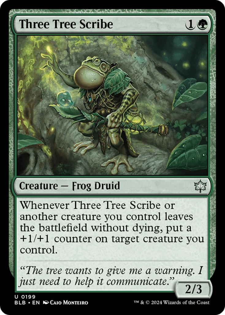 Three Tree Scribe · Bloomburrow