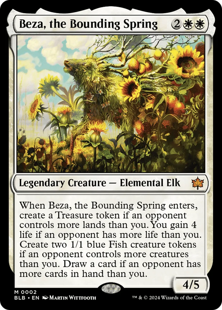 Beza, the Bounding Spring · Bloomburrow
