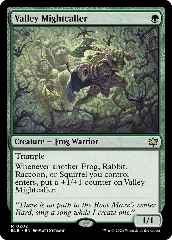 Valley Mightcaller · Bloomburrow