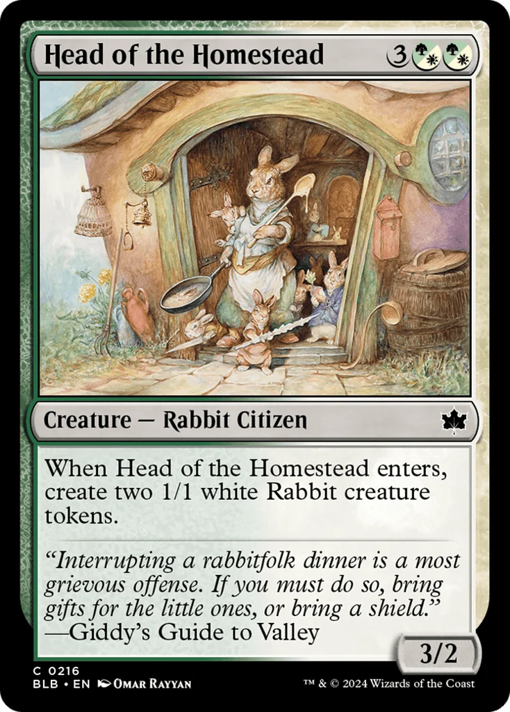 Head of the Homestead · Bloomburrow