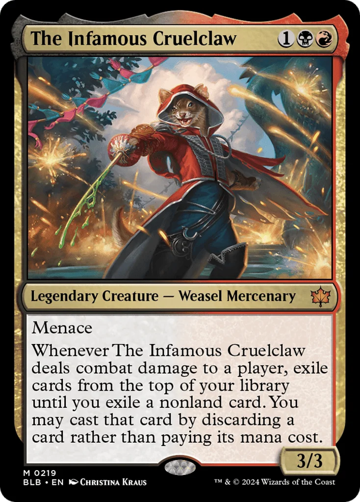 The Infamous Cruelclaw · Bloomburrow