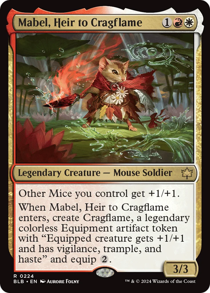 Mabel, Heir to Cragflame · Bloomburrow
