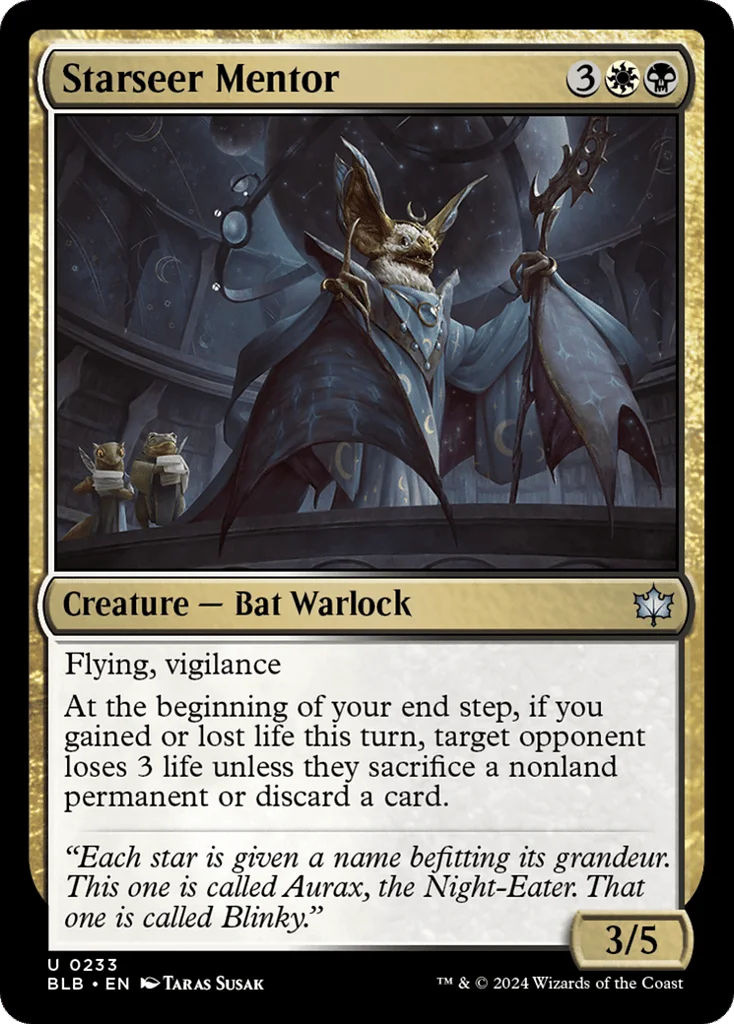 Starseer Mentor · Bloomburrow