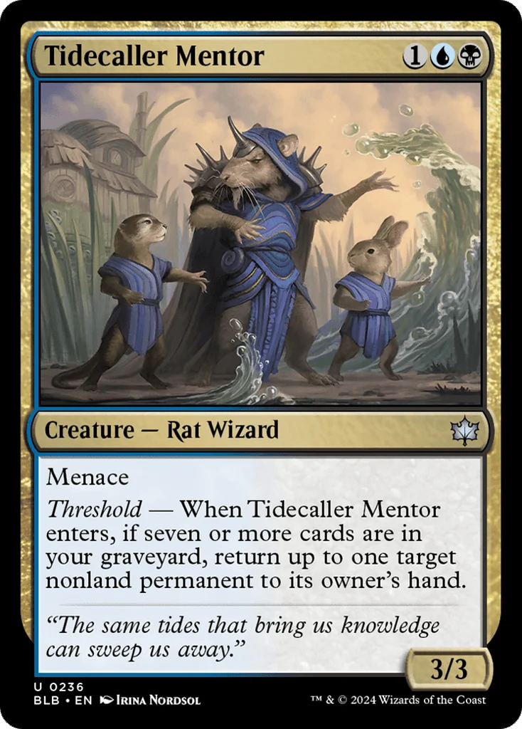 Tidecaller Mentor · Bloomburrow