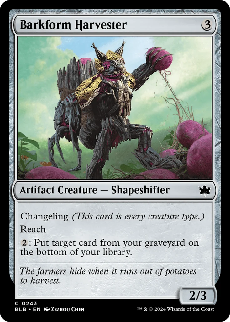 Barkform Harvester · Bloomburrow