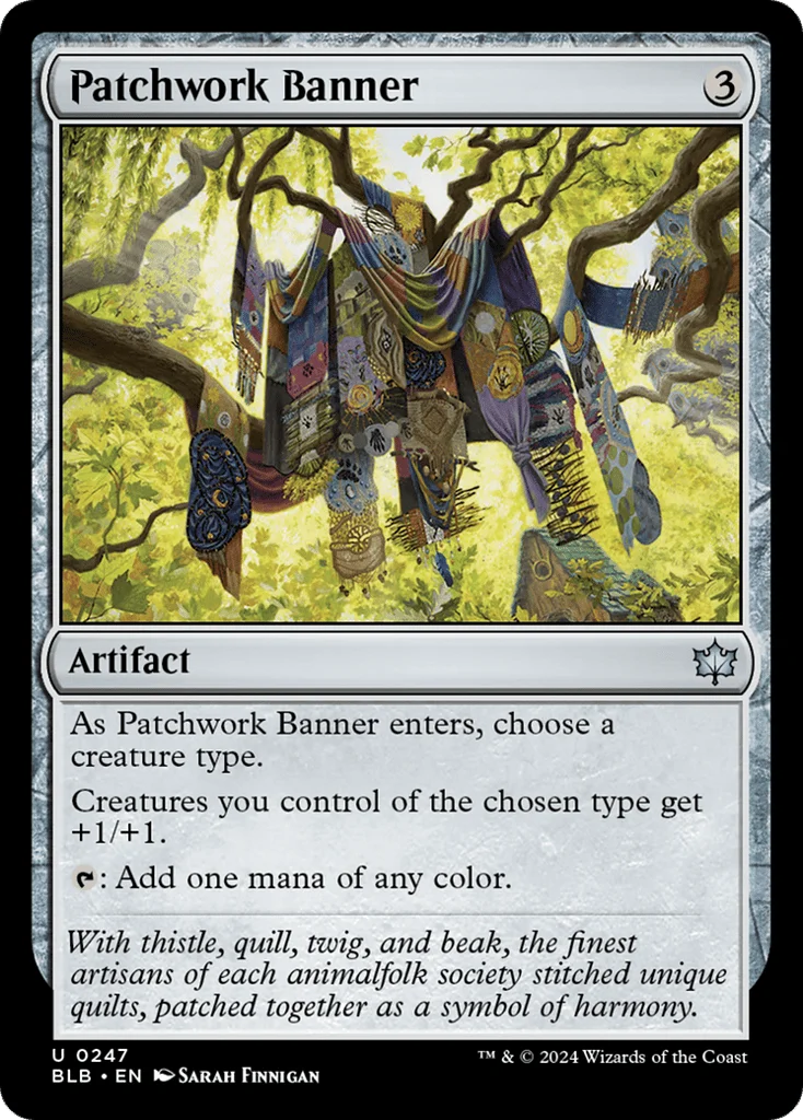 Patchwork Banner · Bloomburrow